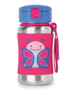 GARRAFA INOX BORBOLETA ZOO SKIP HOP