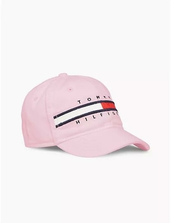 BONÉ TOMMY HILFIGER LOGO ROSA