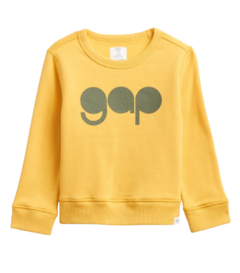 Blusa Moletom GAP LOGO Amarelo - comprar online