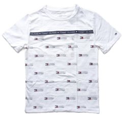 Camiseta Tommy Hilfiger Infantil Branca