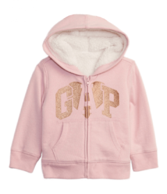 BLUSA MOLETOM GAP PELUCIADO ROSA