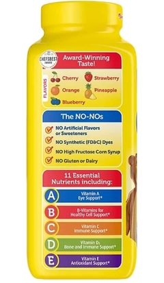 Multi Vitaminas L'il Critters 300 Balas de Gomas - comprar online