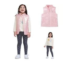 Conjunto Trio Colete Puffer Menina - Calvin Klein
