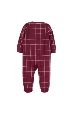 Macacão Fleece Carter's Xadrez Menino - comprar online