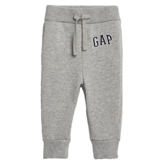 CALÇA MOLETOM GAP CINZA LOGO