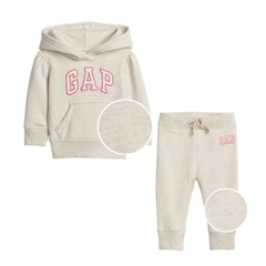 Conjunto GAP Moletom Menina Cor clara Ivory