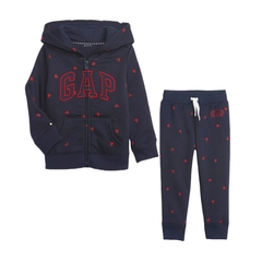 Conjunto Moletom GAP Coração Menina