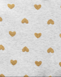 Kit 4 bodys manga longa Preto Carters Menina na internet