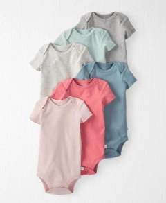 KIT 6 BODYS LITTLE PLANET CARTER'S ALGODÃO ORGÂNICO - comprar online