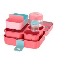 LANCHEIRA THERMOS BENTO BOX CORAL