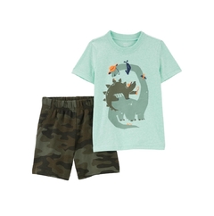 CONJUNTO 2 PEÇAS VERÃO CARTER'S DINOSSAURO