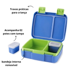 Lancheira Bento Box Skip Hop Dinossauro Verde - comprar online