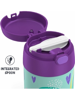 KIT GARRAFA E POTE TERMICO THERMOS ARCO IRIS - loja online