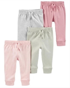 KIT 4 CALÇAS CARTER'S MENINA ROSA BEBÊ