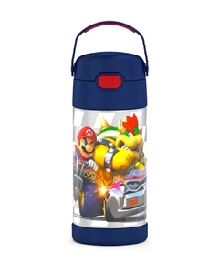 Garrafa Thermos Funtainer Mario Bros Kart 355ml