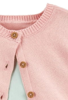 Conjunto Vestido e Cardigã Carter's Rosa - comprar online