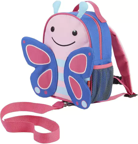 MINI MOCHILA COM GUIA SKIP HOP BORBOLETA