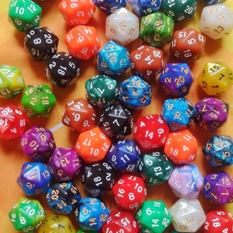 Dado individual 20 caras