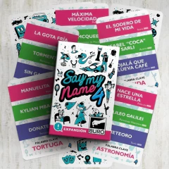 Say My Name 4 (Expansión) - Ludogonia Juegos Patagónicos