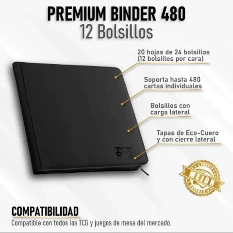 Carpeta Premium 480 color Negro - comprar online