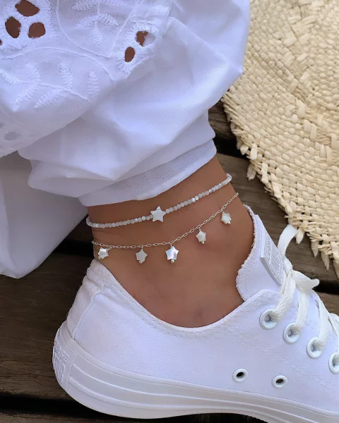 Tornozeleira - Banhada à Ouro / Banhada à Prata