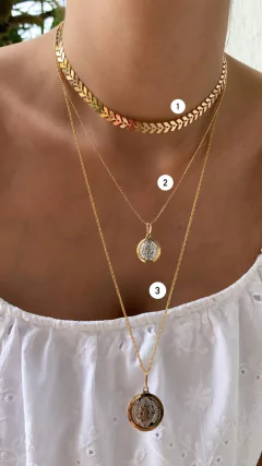 Choker / Gargantilha / Colar - Banhada à Ouro ☼ na internet