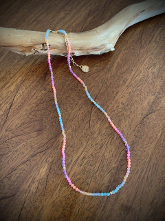 Choker Mix Pedras Naturais Coloridas ANNE - Banhada à Ouro / Banhada à Prata ≋⎈ - comprar online