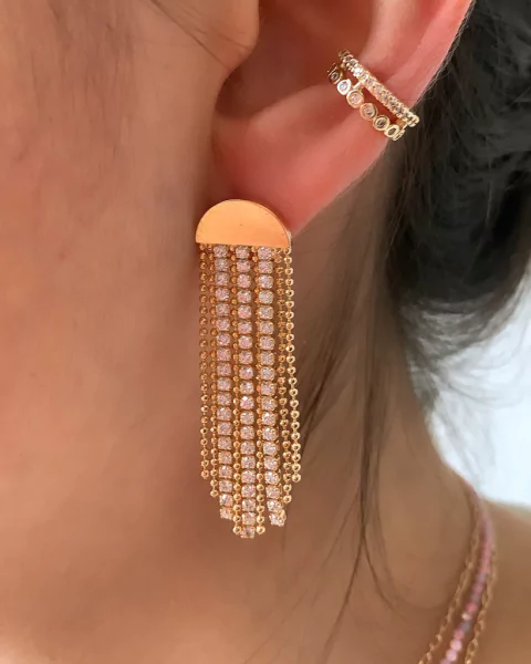 Brinco / Piercing - Banhado à Ouro ✩