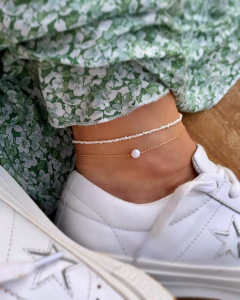 Tornozeleira - Banhada à Ouro / Banhada à Prata ☼