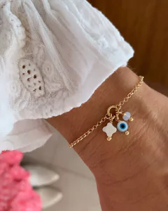 Pulseira Muska (Amuleto) - Banhada à Ouro / Banhada à Prata ✩ na internet