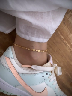 Tornozeleira c/ 20 Mini Búzios 5.5mm - Banhada à Ouro / Prata 925 ≋⎈ - comprar online