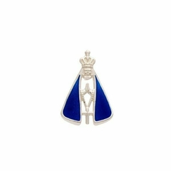 Pingente Passante Nossa Senhora Aparecida Vazada 20mm - Banhado à Ouro/ Prata 925 ≋⎈ - loja online