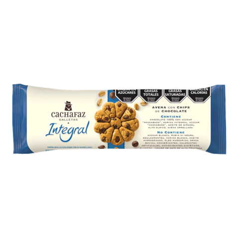 GALLETAS INTEGRAL CHIPS CHOCO - CACHAFAZ - comprar online