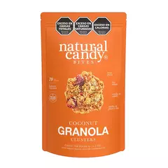 NATURAL CANDY - COCONUT GRANOLA CLUSTER 100GR - comprar online