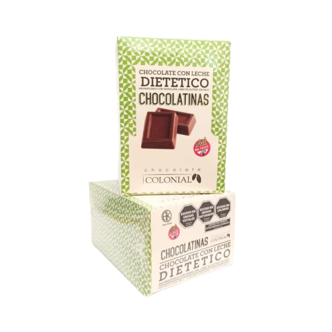 CHOCOLATINA CON LECHE DIETÉTICO 5g - COLONIAL - comprar online