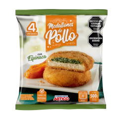 ARTICO - MEDALLÓN DE POLLO CON ESPINACA (500g) - comprar online