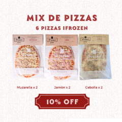 COMBO MIX DE PIZZAS - 6 pizzas Ifrozen