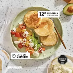 PANCAKES PROTEICOS SALADOS QUESO - GRANGER - tienda online
