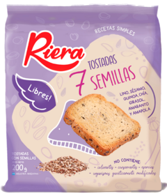 Tostadas 7 semillas - RIERA - comprar online