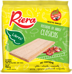 Tostadas De Arroz Clasicas Sin TACC - RIERA - comprar online