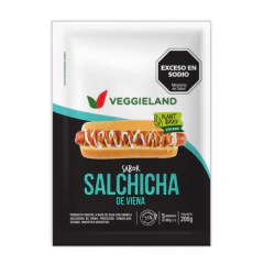 SALCHICHA VEGANA - VEGGIELAND (5u)