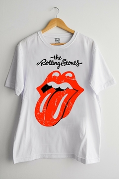 Remera Lengua Stones (Nevada, Negra o Blanca) en internet