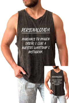 Musculosa Personalizada (FRENTE Y ESPALDA) - comprar online