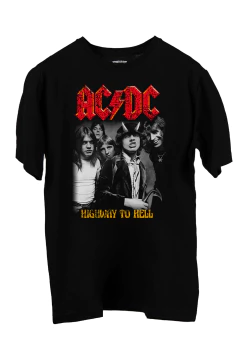 Remera AC/DC Highway to hell (Nevada, Negra o Blanca) en internet