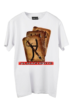 Remera Almafuerte - Cartas (Nevada,Negra o Blanca) en internet