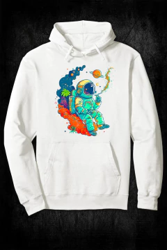 Buzo Hoodie - Astronauta 1 (Off White) - comprar online