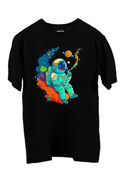 OUTLET - Remera Astronauta (Negra)