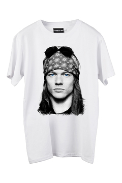 Remera Axl Rose Face (Nevada,Negra o Blanca) en internet