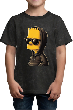 Remera Los Simpsons - Bart 1 (Niño/a Nevada)