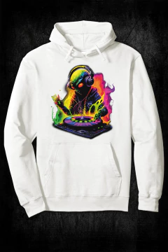 Buzo Hoodie - DJ Alien (Off White) - comprar online